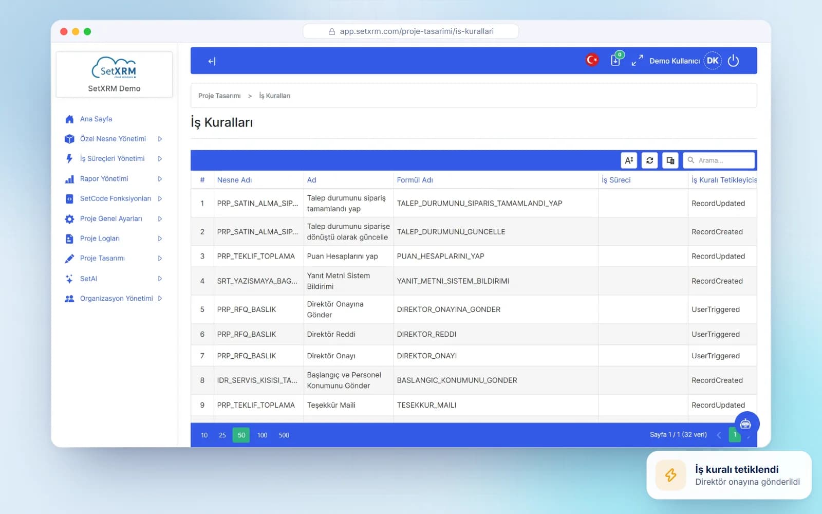 SetXRM Workflow-Management
